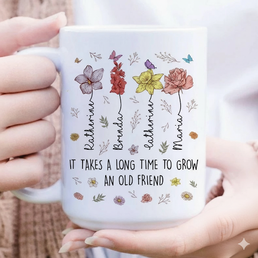 Best Friends Mug – Personalized with Names & Quote