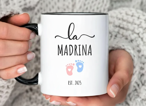 Personalized Godparents Mug – Custom Gift for Madrina & Padrino