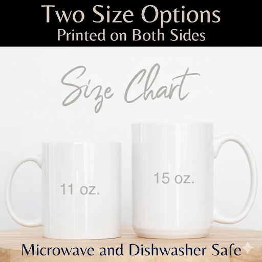 Personalized Floral Book Lover Mug – Custom Name Coffee Cup