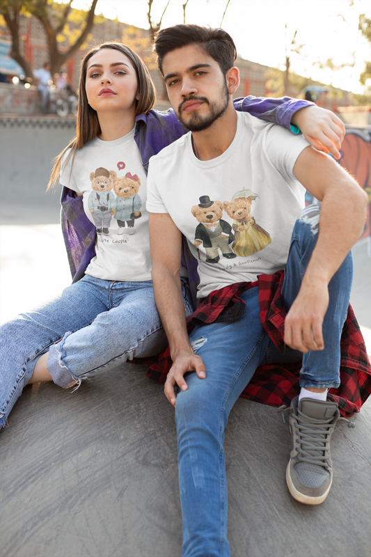 Duo Love: Teddy Couple T-Shirt Set