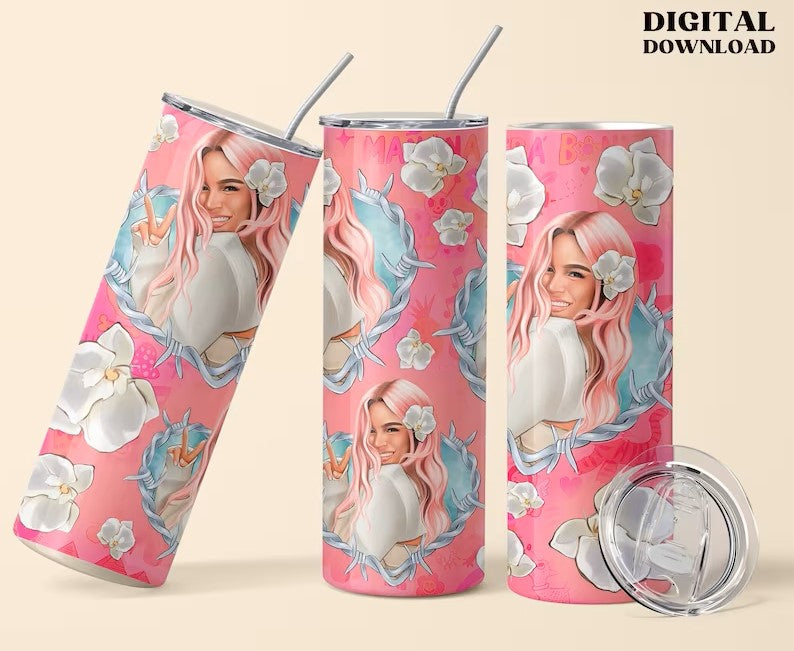 Tumbler Design inspirate in Karol G 20oz